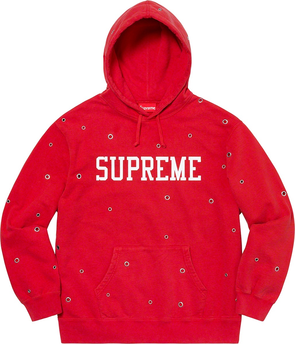 Eyelet Hooded Sweatshirt view 2